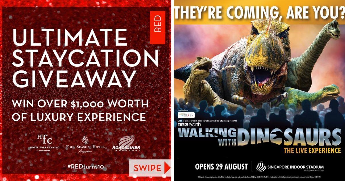 Giveaways of the Week: Pocket a Luxurious Staycation, a Walk with the Dinosaurs, & a Bunch of Other Attractive Prizes! - BYKidO