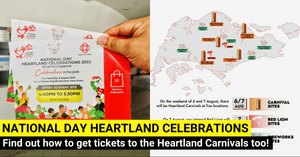 National Day 2022 Heartland Celebrations - Fireworks, Red Lions, Carnivals and Ticket Collection Details