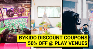 50% Off When You Visit These Play Venues With The BYKidO Discount Coupons!