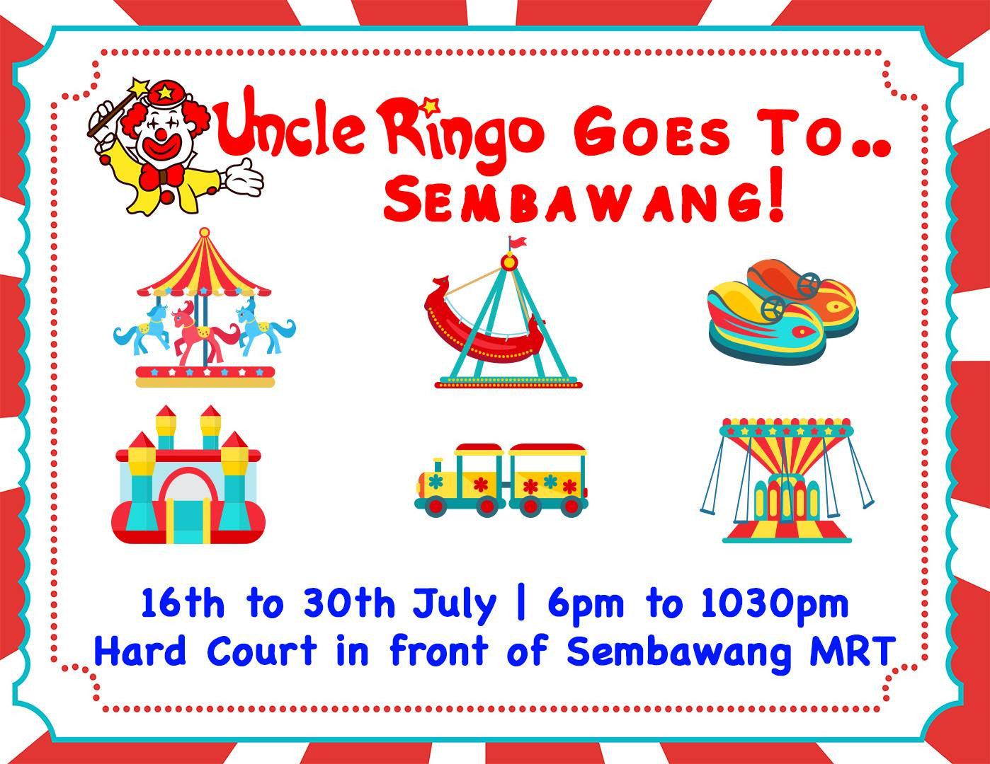 Things to do this Weekend: Uncle Ringo goes to Sembawang!