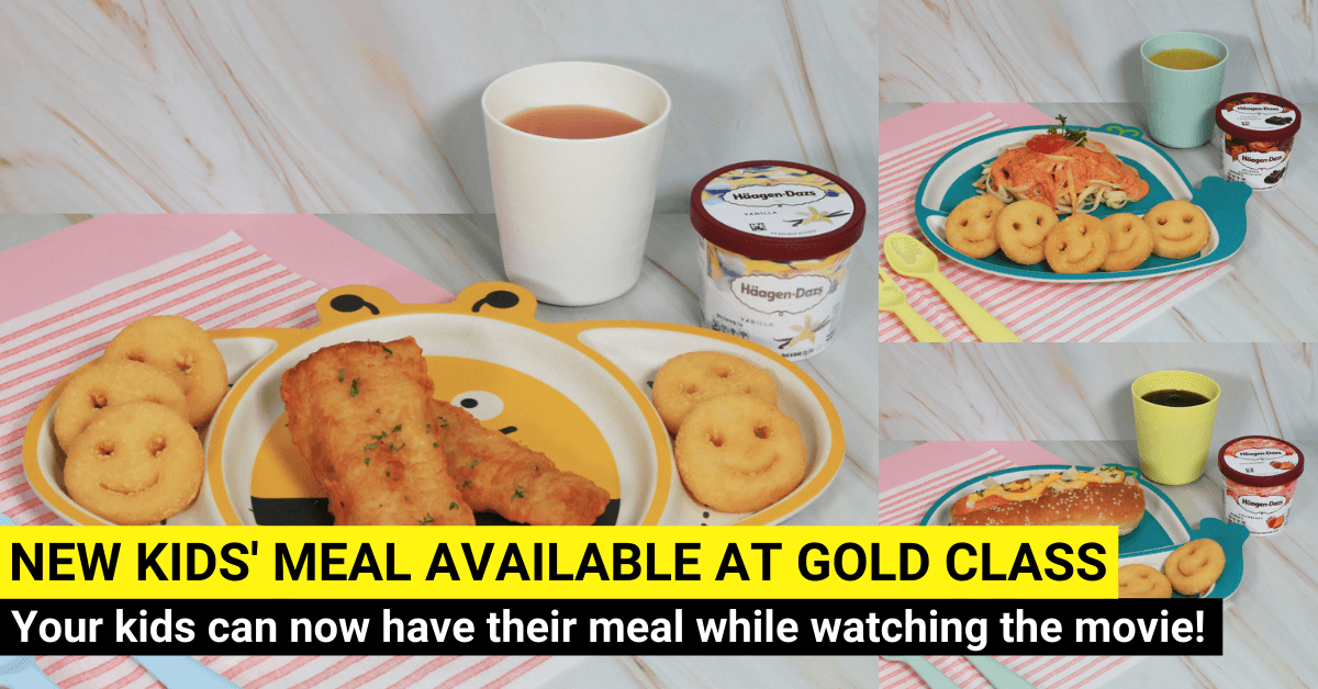 Golden Village's Gold Class Launches Kids Menu This School Holidays