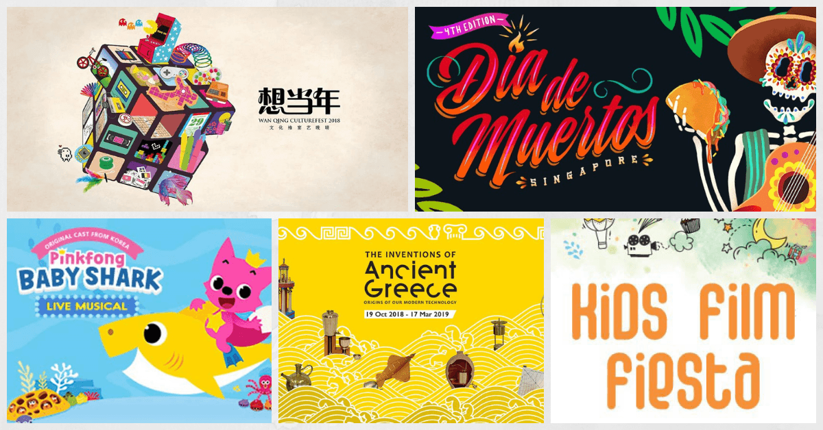 5 Things to do and Places to go with Kids this weekend in Singapore (29th Oct - 4th Nov 2018)