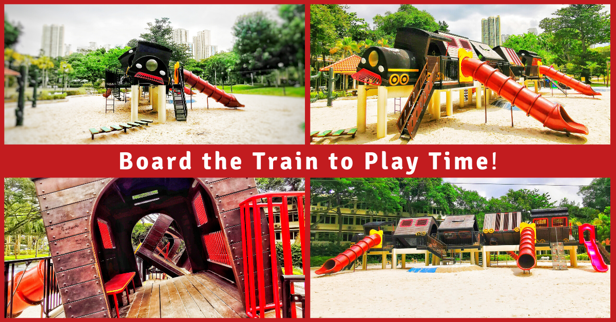 Tiong Bahru Park: Go on a Topsy-Turvy Train Ride at the Free Outdoor Sand Playground - BYKidO