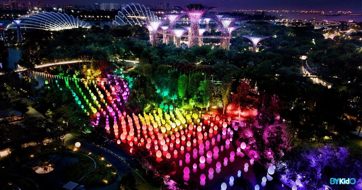 #futuretogether at Gardens by the Bay | Featuring Interactive Light Art Installations