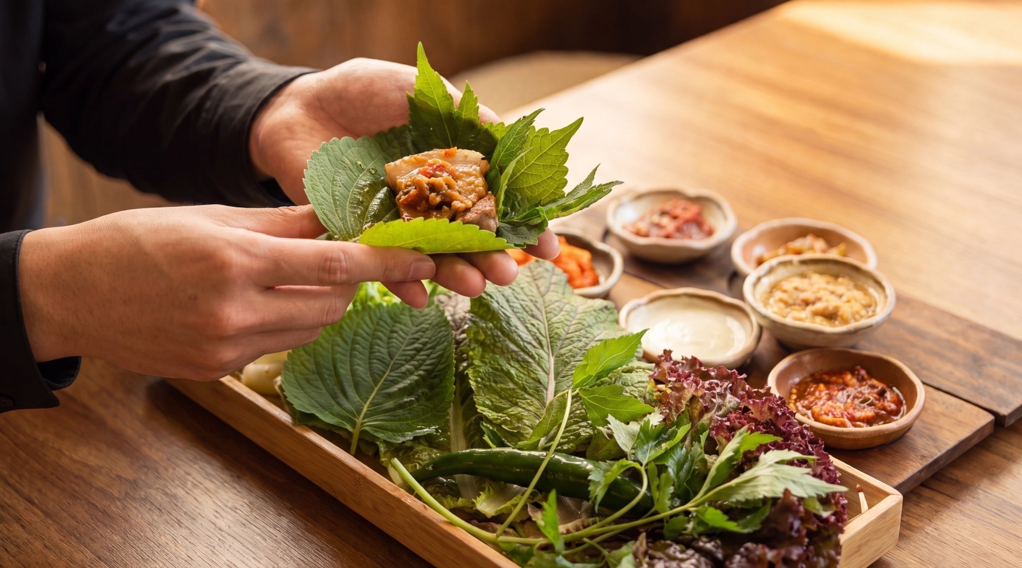 Fresh Aged Pork, Ssam Wraps, and Free Soup for Kids: WHUCHU Opens at UE Square