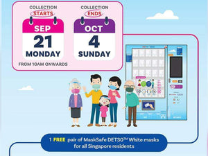 Collect 2 Free Reusable Masks For Adults and Kids | From Temasek Foundation