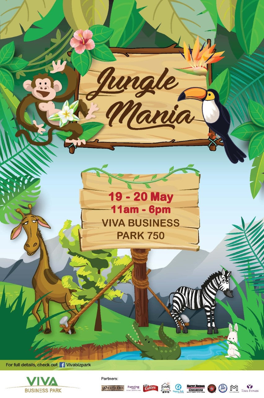Things to do this Weekend: Join in the Fun @ Jungle Mania at VBP with Your Little Ones! - BYKidO