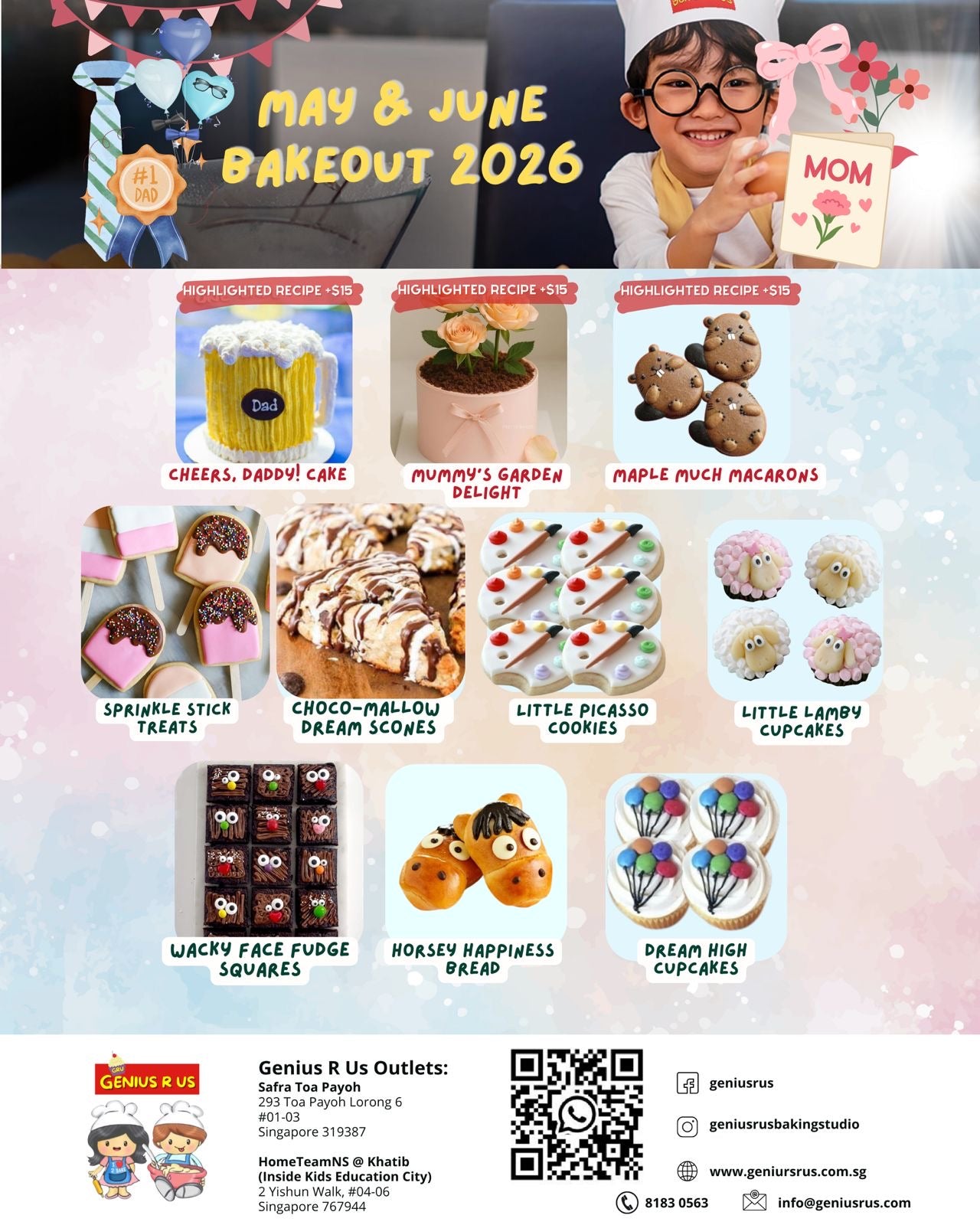 Genius R Us: May & June Child Baking Workshop