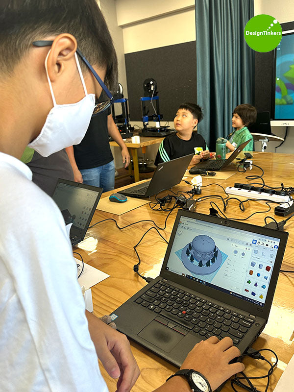 Level 1: Basic Introduction to TinkerCAD + 3D Printing 1-Day Holiday Camp