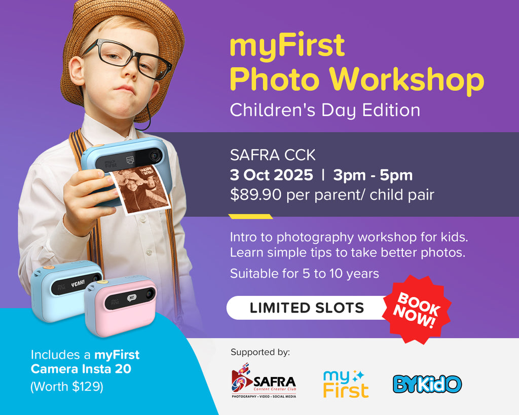 myFirst Photo Children's Day Ed.: Kids Photography Workshop + myFirst Insta Camera 20