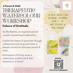 Colors of Gratitude: A Parent & Child Therapeutic Watercolour Workshop (7 - 12 Years Old)