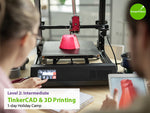 June Holiday Camp: Level 2 - Intermediate TinkerCAD + 3D Printing 1-Day Camp (7 - 12 Years Old)