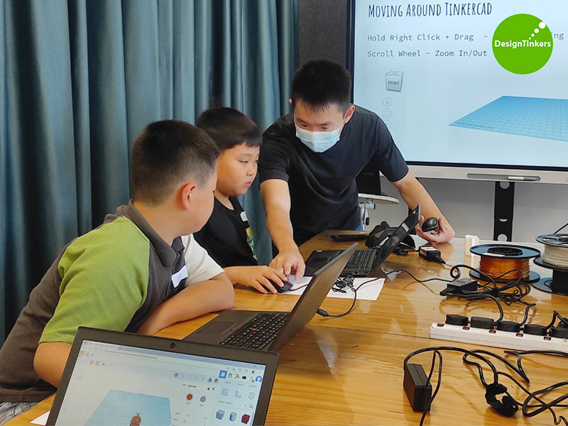 Level 2: Intermediate TinkerCAD + 3D Printing 1-Day Holiday Camp