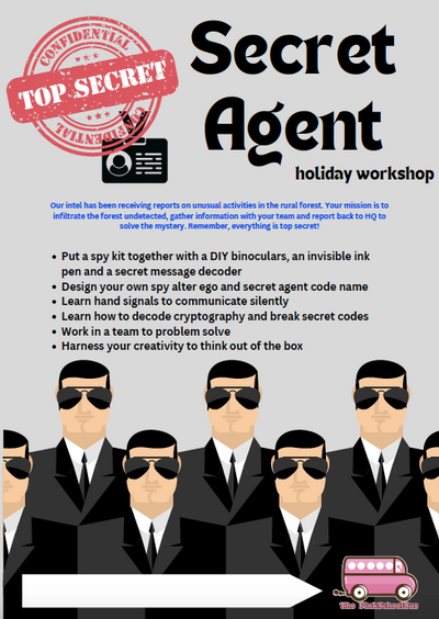 Secret Agent Holiday Workshop