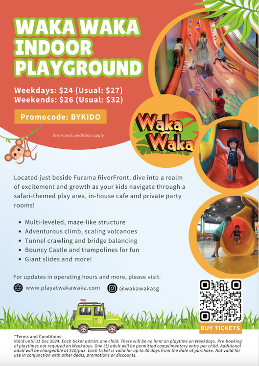 Discounted Playtime at Waka Waka Indoor Playground