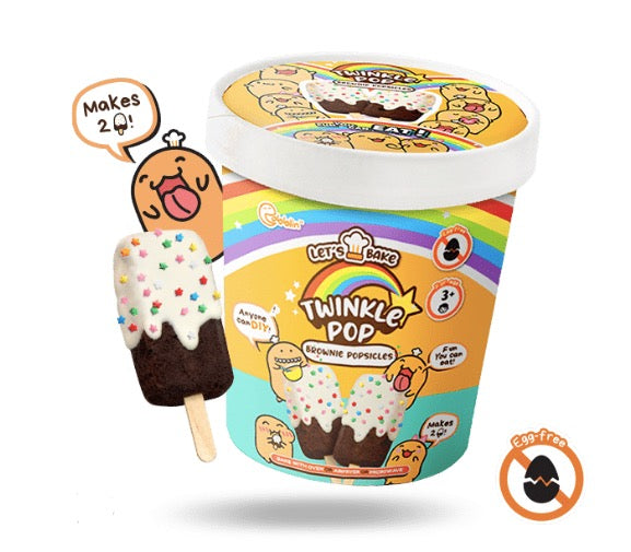 Gobblin Club: Twinkle Pop Brownie Popsicle Cakes DIY Baking Kit - BYKidO