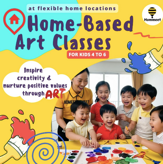 Home-based Art Trial Class for 4 to 6 Years Old - BYKidO