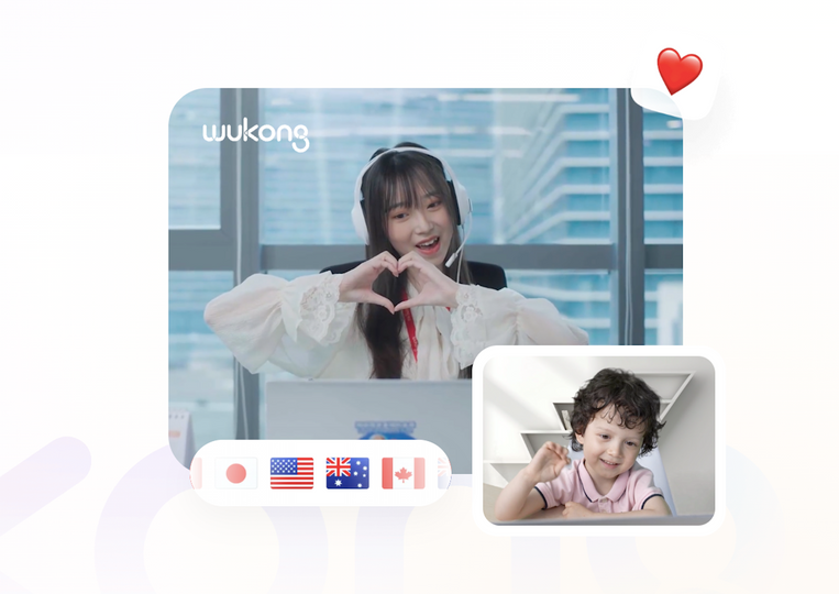[FREE TRIAL + HappyWiz Playground Tickets] WuKong Chinese Online Class (3 - 18 Years Old)