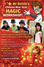 Chinese New Year Craft Workshop: Magic Workshop + Hama Beads Keychain Making (5 - 12 Years Old)