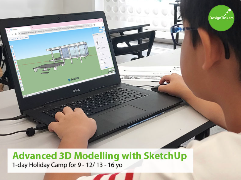 March School Holiday Camp: Advanced 3D Modelling with SketchUp (9 - 16 Years Old)