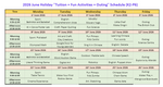 June 2026 Holiday Programme: Tuition + Fun Activities