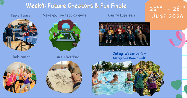 June 2026 Holiday Programme: Tuition + Fun Activities