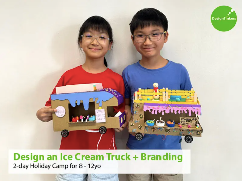 Nov/Dec Camp: Design an Ice Cream Truck + Branding 2-Day Camp (8 - 12 Years Old)