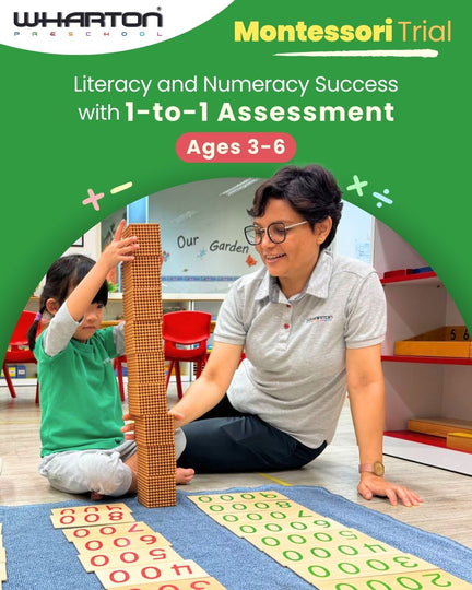 [Free Trial]: 1-to-1 Montessori Literacy and Numeracy Class (3 - 6 Years Old)