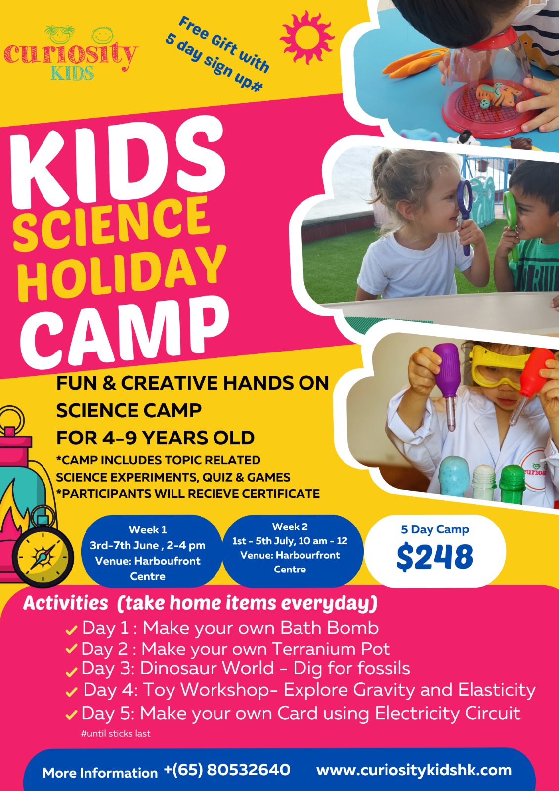 Kids Science Holiday Camp (4 - 9 Years Old)
