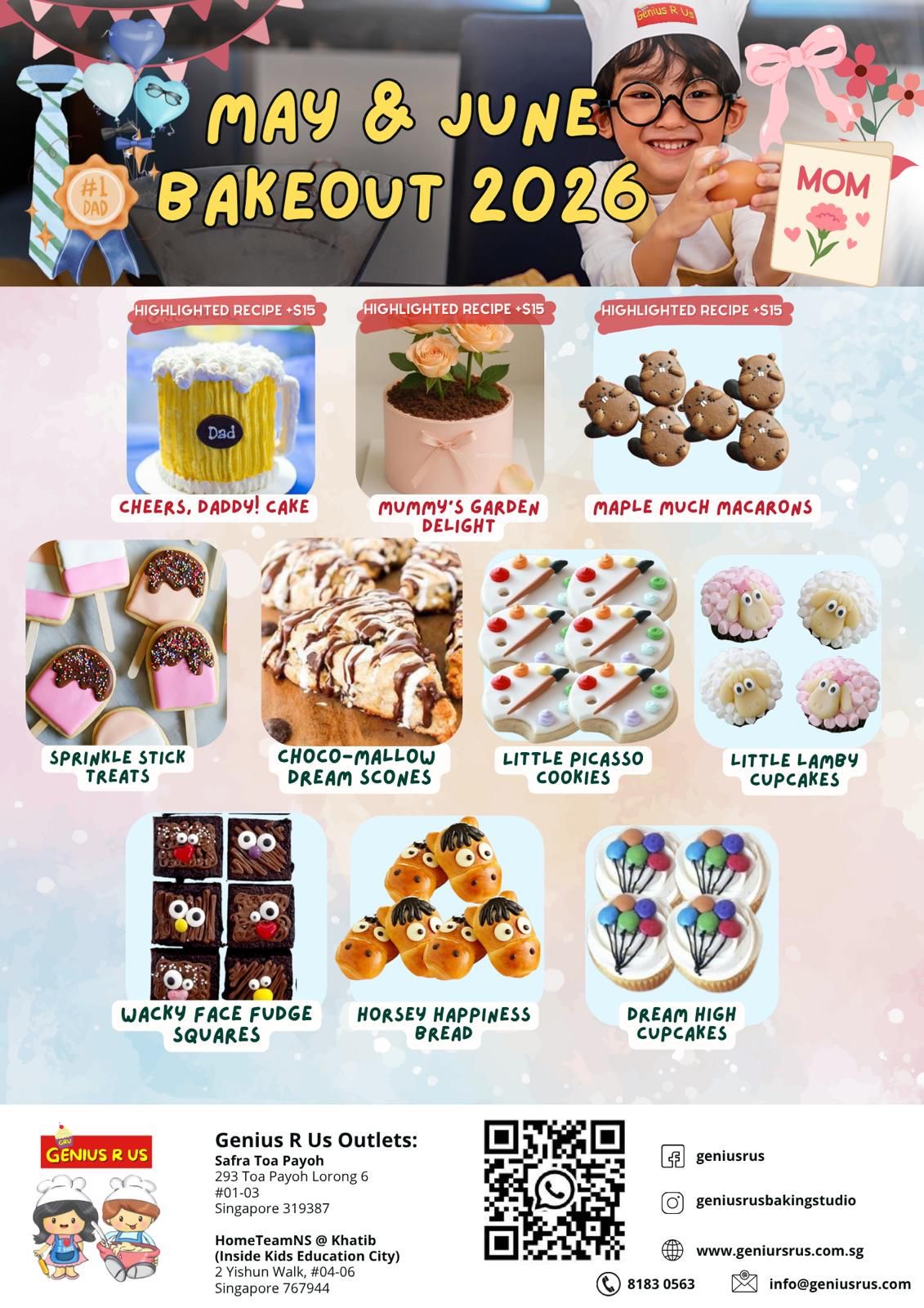 Genius R Us: May & June Child Baking Workshop