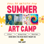We Art's Summer Art Camp (5 - 15 Years Old)