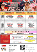 January & February Bakeout for Parent & Child