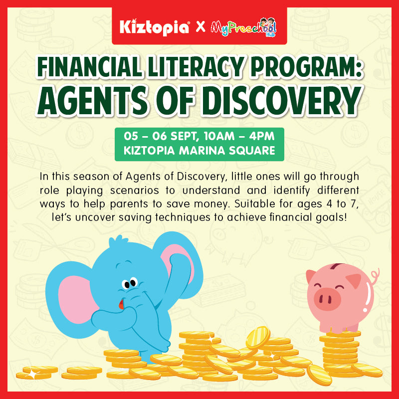 Kiztopia Financial Literacy Program: Agents of Discovery (4 - 7 years old) - BYKidO