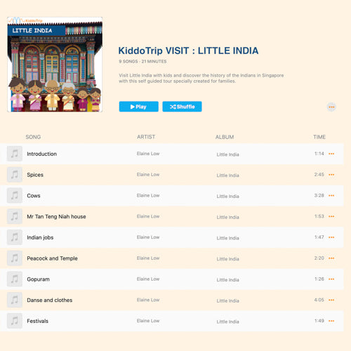 KiddoTrip: Audio Guide Little India Visit with Your Kids