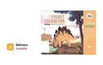 Dinosaurs (Stegosaurus/ T-Rex) Fossil Excavation Art Experience Kit from $24 - BYKidO