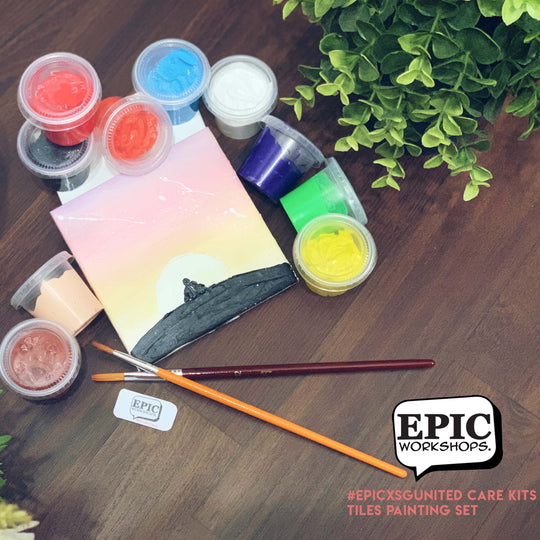 EPIC Workshops- Tiles Painting Experience Kit @ $32 - BYKidO