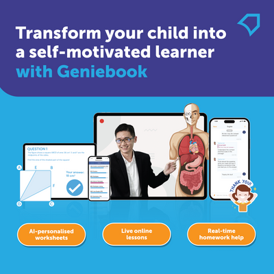 [FREE TRIAL] Excel with Geniebook: FREE Strengths Analysis, Live Online Class & A.I Worksheets for P1-S4, worth $49! - BYKidO