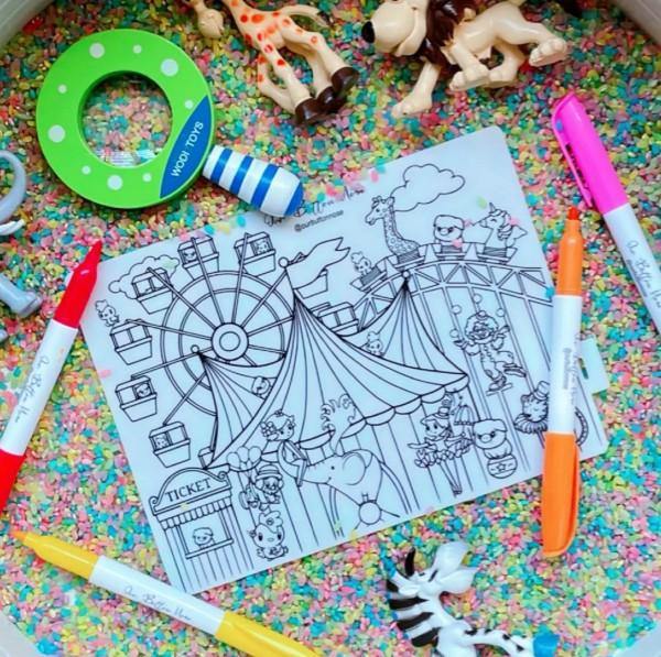 Compact Reusable Silicone Colouring Mat From Just $12.90 Each! - BYKidO