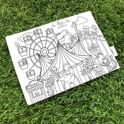 Compact Reusable Silicone Colouring Mat From Just $12.90 Each!