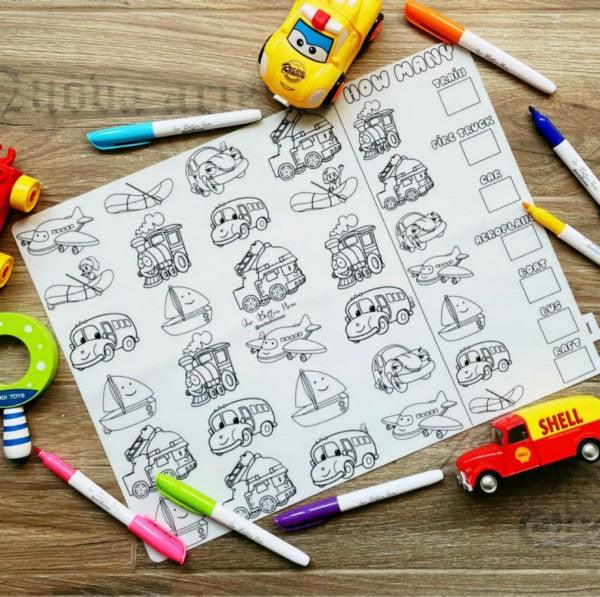 Reusable Silicone Colouring Mat From Just $20.90 Each! - BYKidO