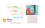 Mix n Match: 2 Dinosaurs (Stegosaurus/ T-Rex) Fossil Excavation Art Experience Kits @ just $48, Inclusive Of Delivery - BYKidO
