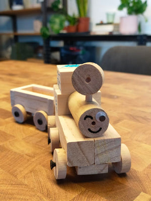 Woodworking Workshop for Kids: Make a Toy Train